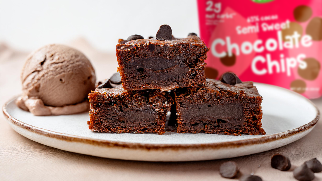 Sweet Potato Brownies with BHU Semi-Sweet Chocolate Chips (Vegan & Gluten-Free)