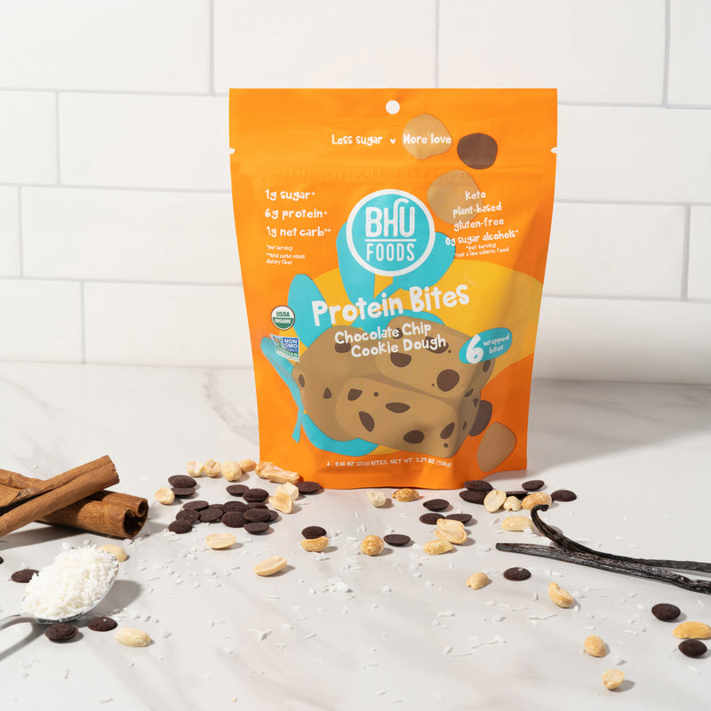 Protein Bites - Chocolate Chip Cookie Dough (3 bags - 5.29oz each)