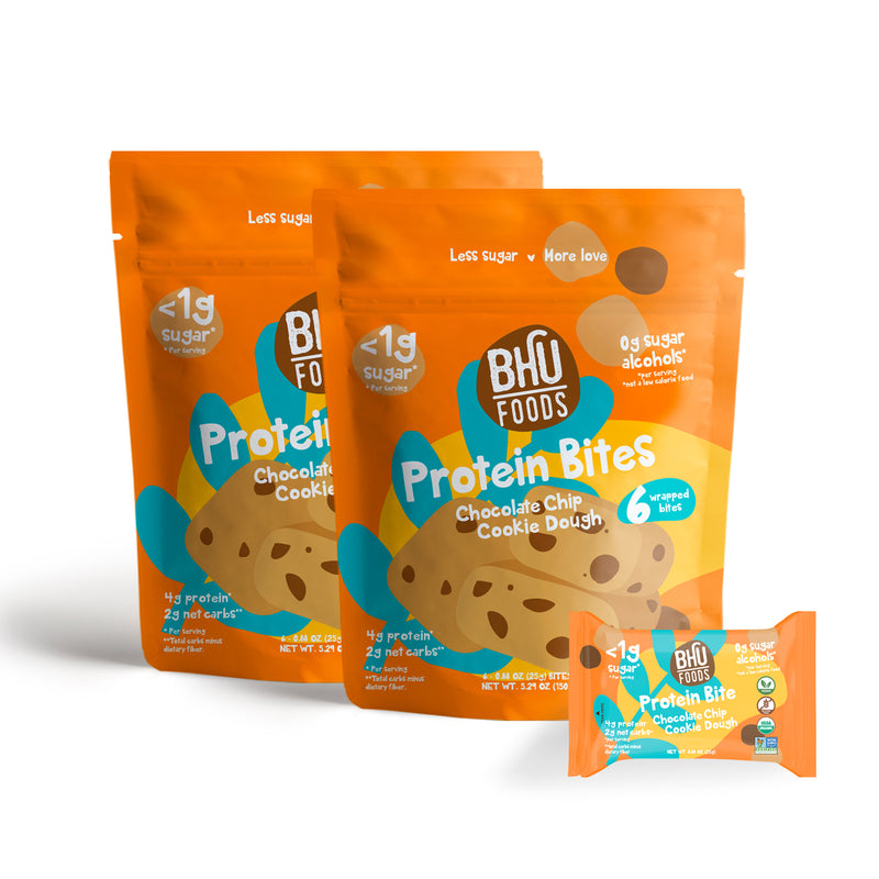 Protein Bites - Chocolate Chip Cookie Dough (2 bags - 5.29oz each)