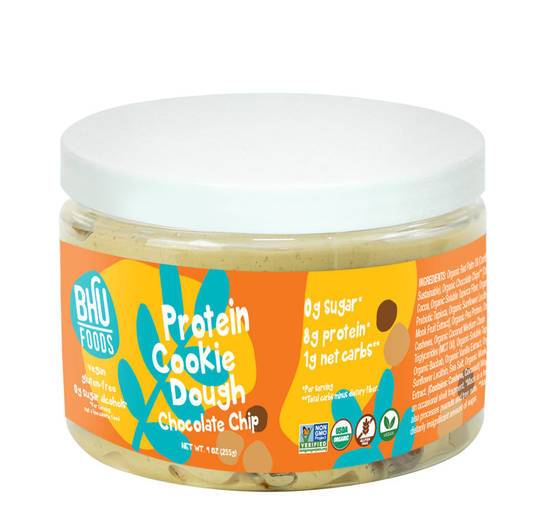 Protein Cookie Dough in a Jar - Chocolate Chip (1 jar - 9oz each)