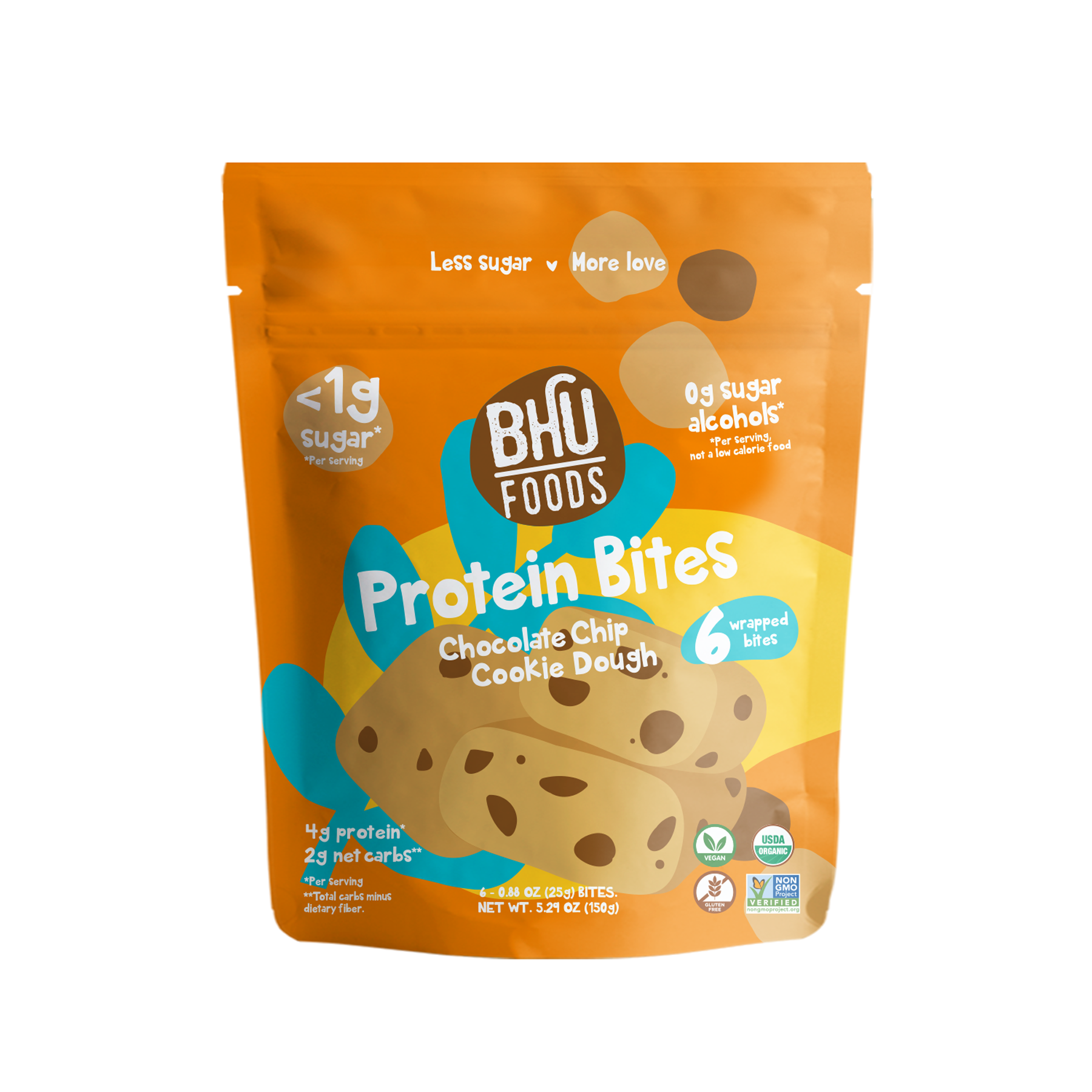 Protein Bites - Chocolate Chip Cookie Dough (1 bag - 5.29oz each)