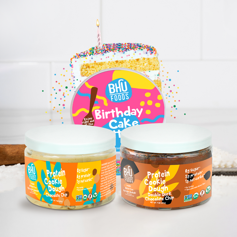 Protein Cookie Dough - Variety Pack with Birthday Cake (3 jars)