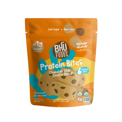 One bag of Chocolate Chip Cookie Dough Protein Bites.